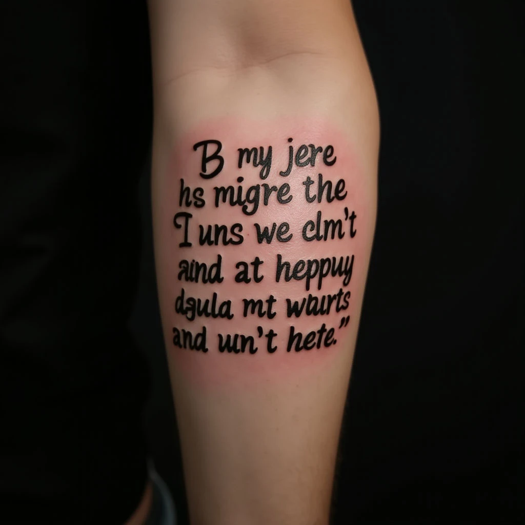 New School Bible Verse Tattoos for Men: Faith & Bold Style