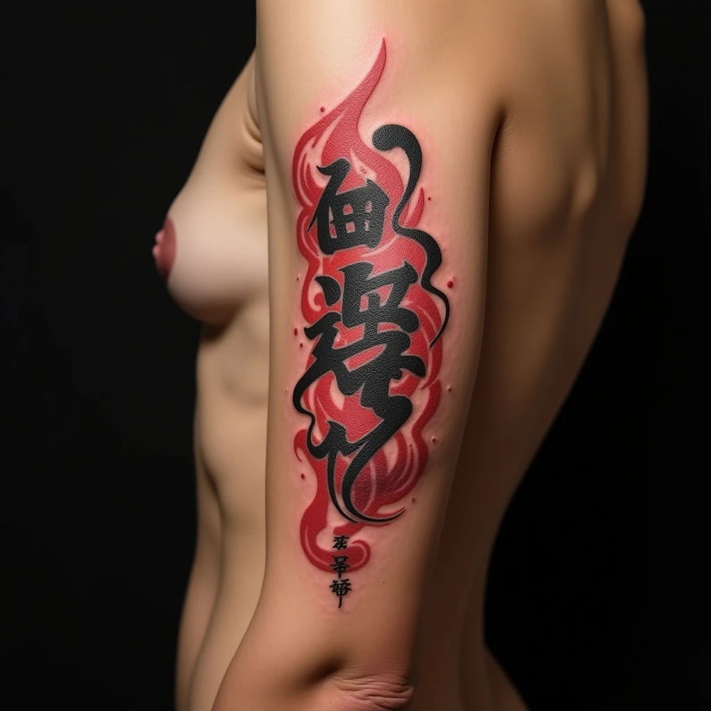 Oriental Children's Names Tattoo Designs