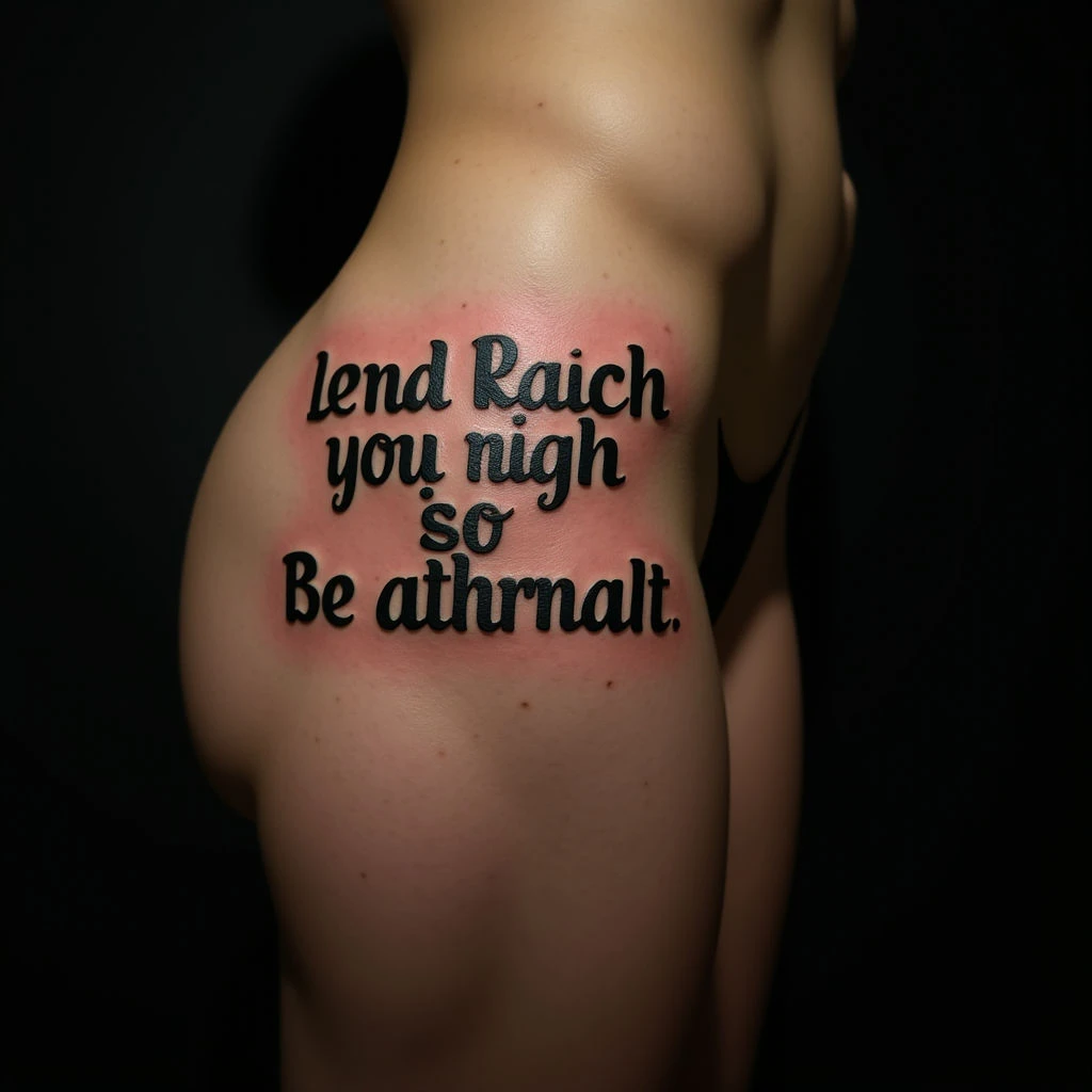 Surreal Christian Bible Verse Tattoos for the Hip – Meaningful & Artistic