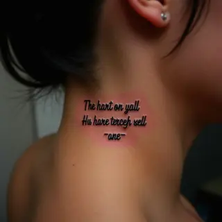 Cute Sayings for Behind-Ear Tattoos: Micro-Realism Inspiration