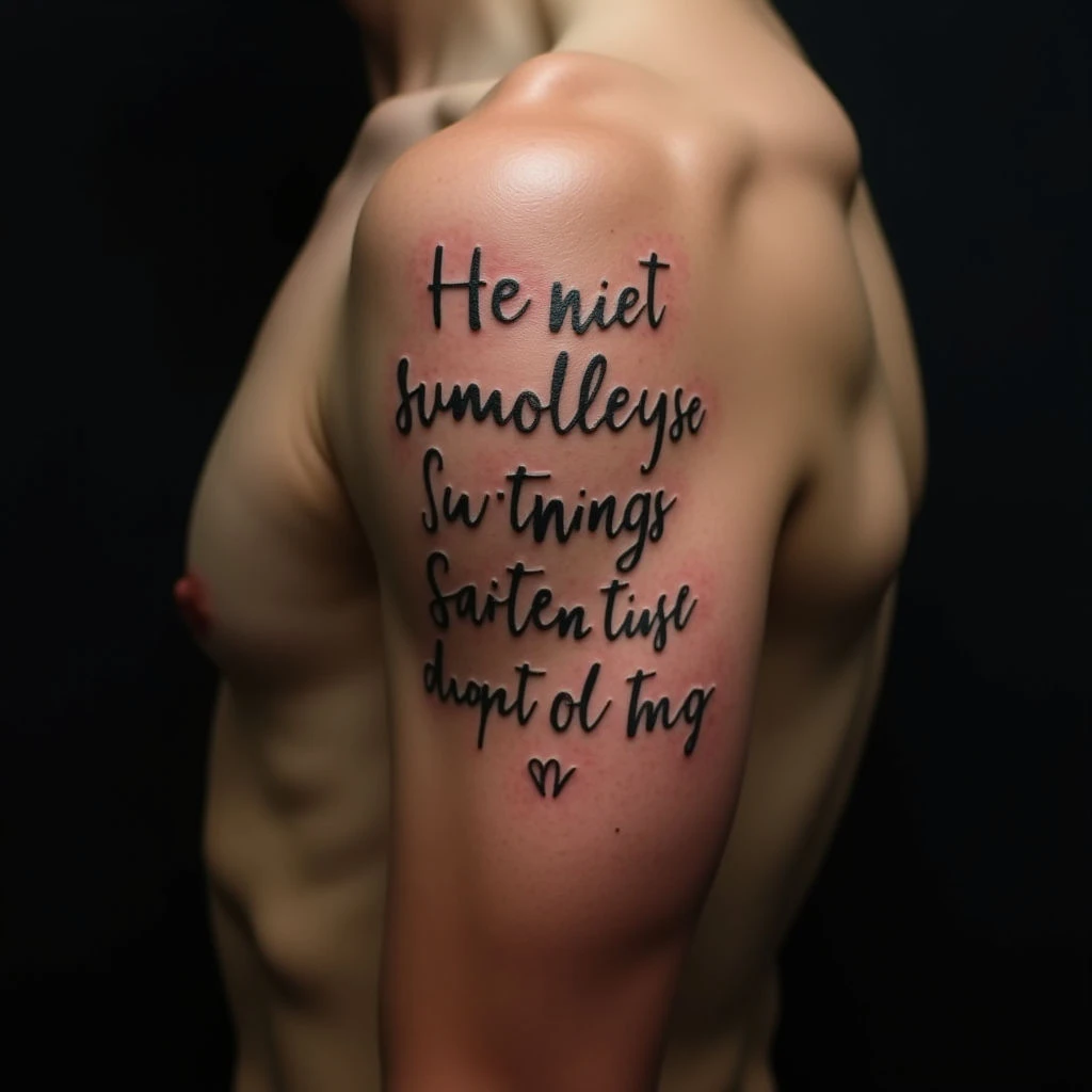 Short Quotes for Tattoos: Dotwork Lettering Inspiration