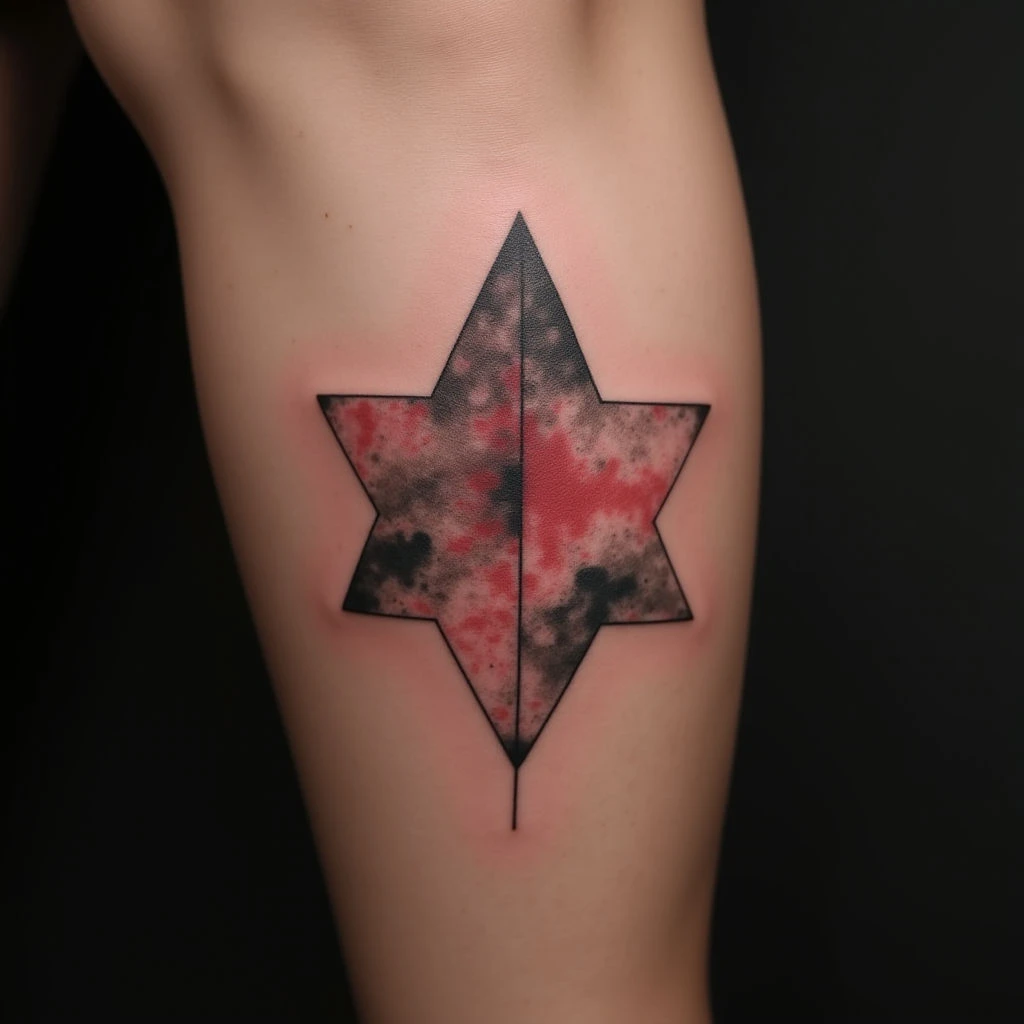 Geometric Inspirational Quotes for Men's Tattoos