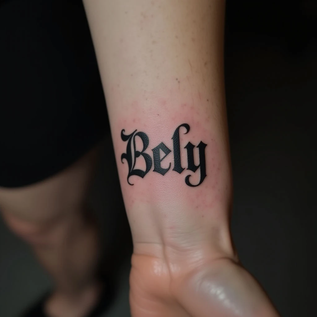 XXL Wrist Name Tattoos on Your Foot: Illustrative Designs & Inspiration