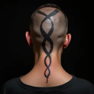Infinity Tattoo with Kids' Names: A Meaningful Design