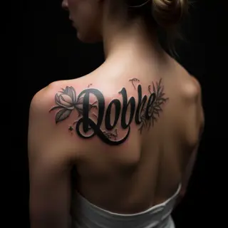 Japanese Lettering Shoulder Tattoos for Women - Ideas & Inspiration
