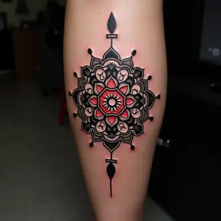 Powerful Lyrics Tattoo Designs for Your Leg