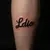 Elegant Name Tattoos on Your Calf: Abstract Bronze Designs