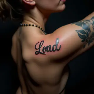 Elegant Name Tattoos for Girls on Your Forearm