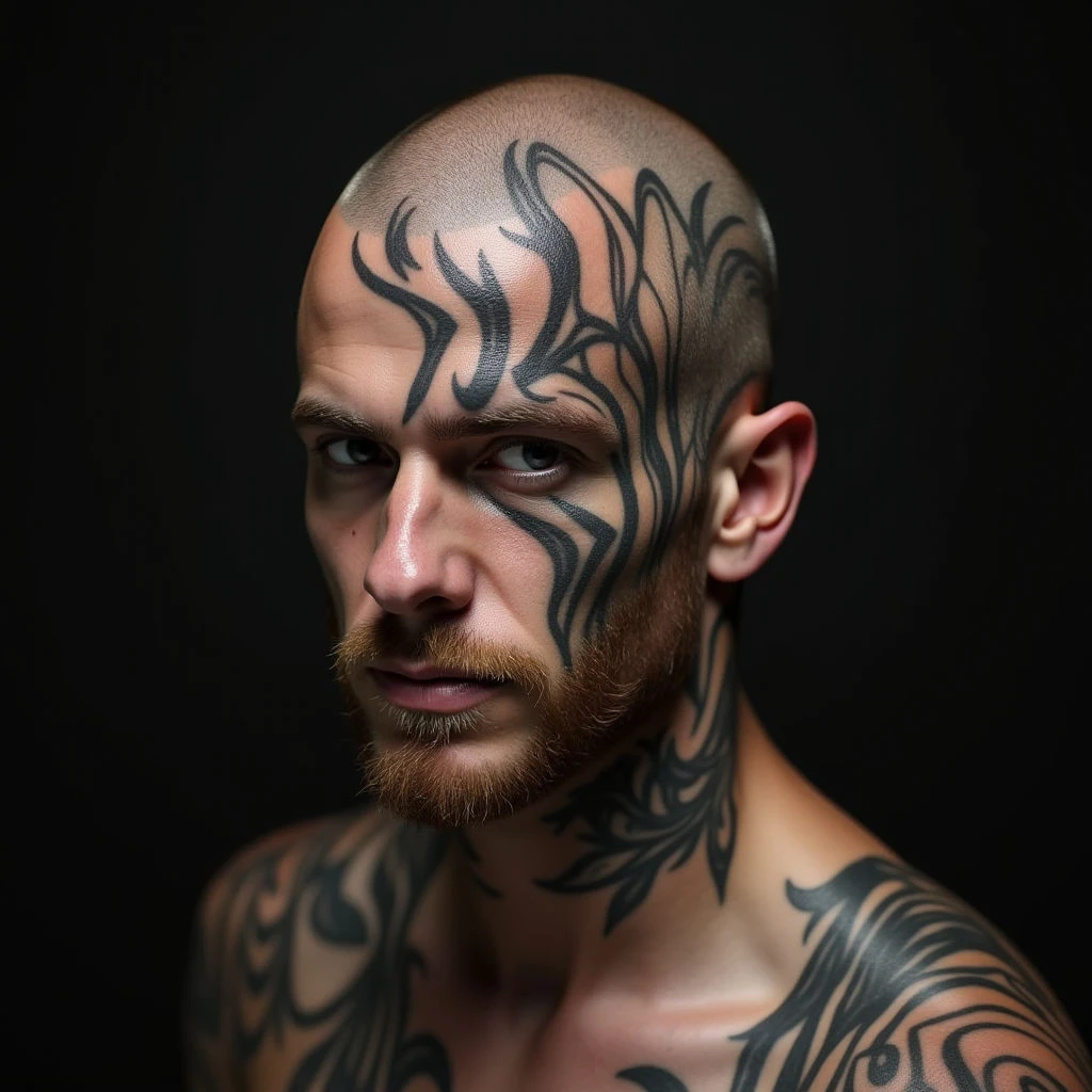 Stylish Name Tattoos for Guys on Hand - Abstract Designs