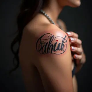 Small Name Tattoos for Ladies: Elegant Calligraphy Designs