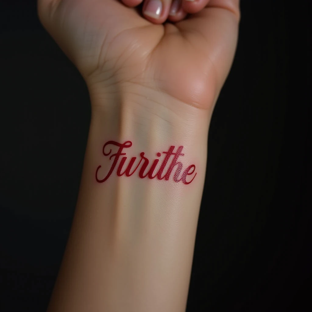 Fine Line Name Wrist Tattoos: A Delicate Statement