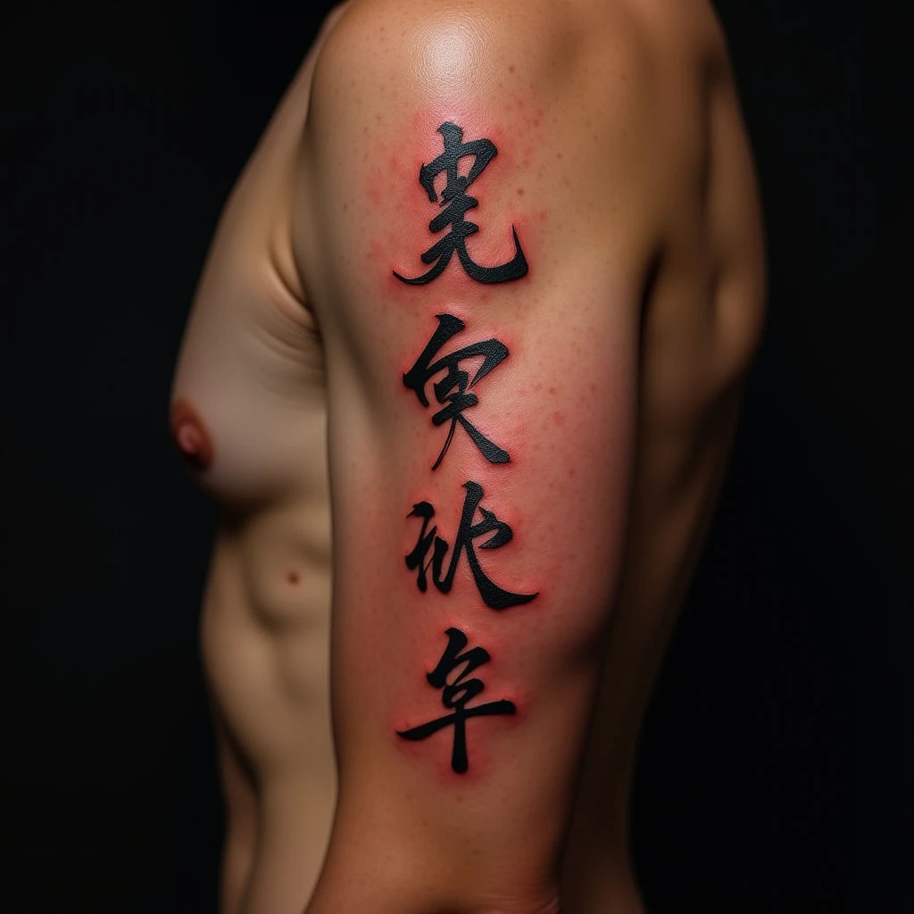 Positive Sayings for Oriental Lettering Tattoos