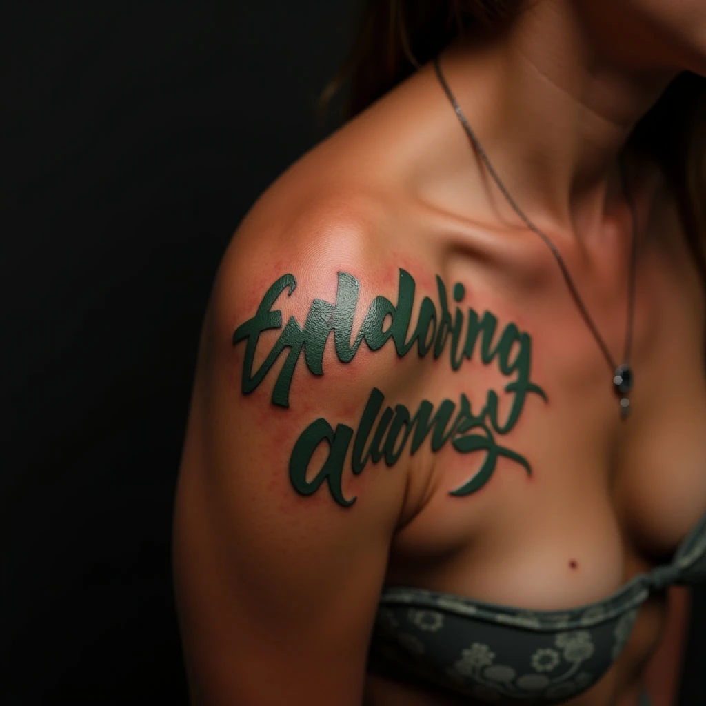 Powerful Quotes for a New School Shoulder Tattoo