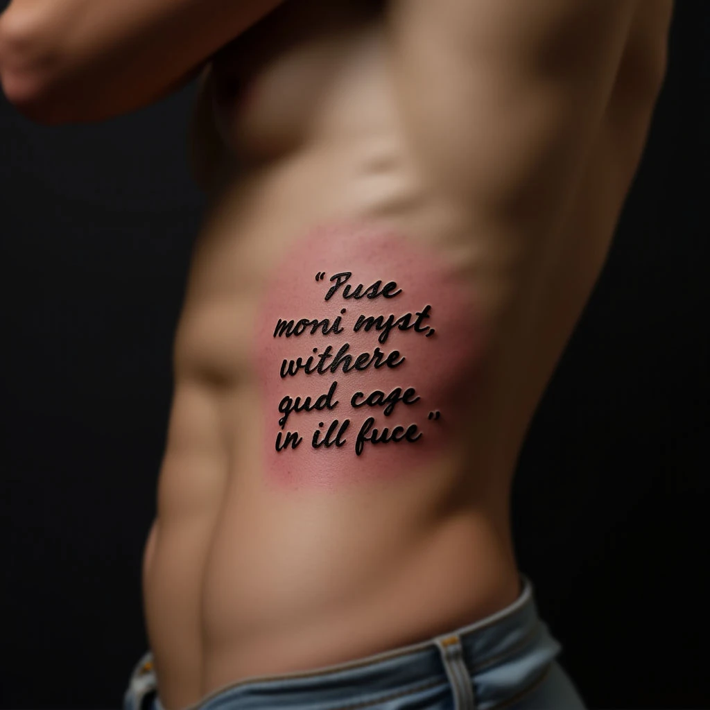 Short & Meaningful Quotes for Ribcage Tattoos (Women)