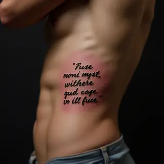 Short & Meaningful Quotes for Ribcage Tattoos (Women)