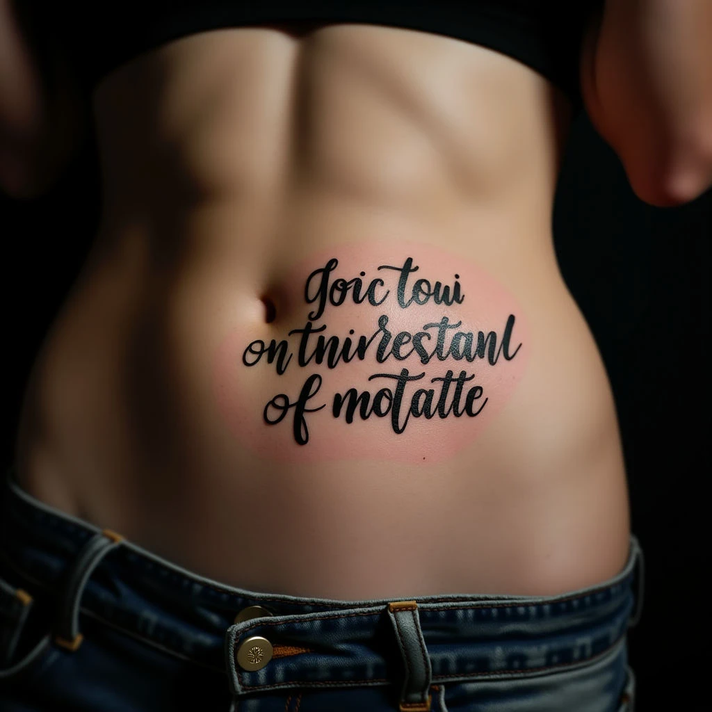 Powerful Inspirational Quotes for Men's Ribcage Tattoos