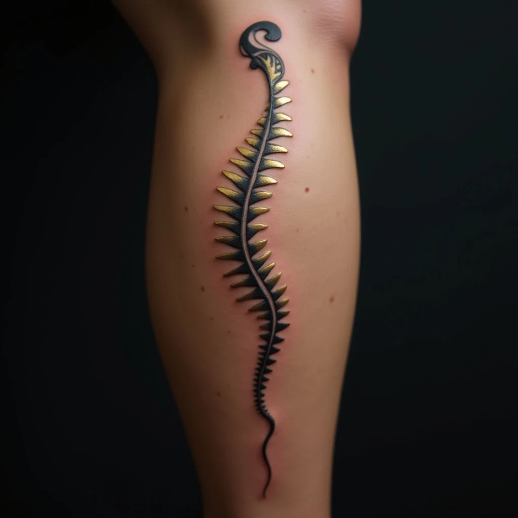 Meaningful Quotes for Spine Tattoos on Your Calf