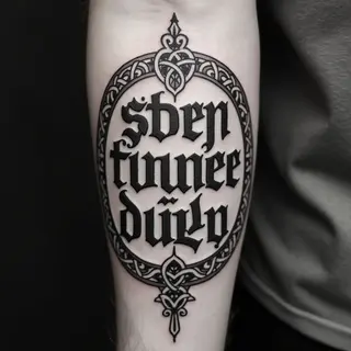 Lettering Tattoo Designs for Men: Style & Inspiration