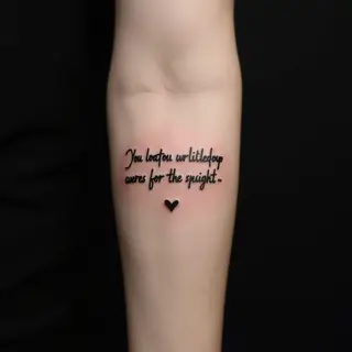 Inspiring Tattoo Sayings for Women on Your Arm