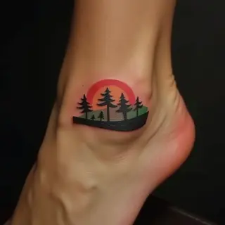 Minimalist Ankle Quotes for Men: Bold Statements in Black, Red, Yellow & Green