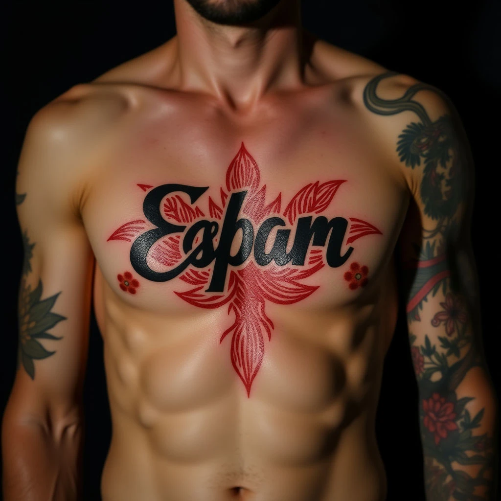 Unique Name Tattoos for Men: Traditional Ankle Designs