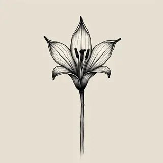 Lily Flower Tattoo Outline: Symbolism, Styles & Inspiration