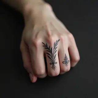 Unveiling the Meaning of Line Finger Tattoos: A Classical Perspective