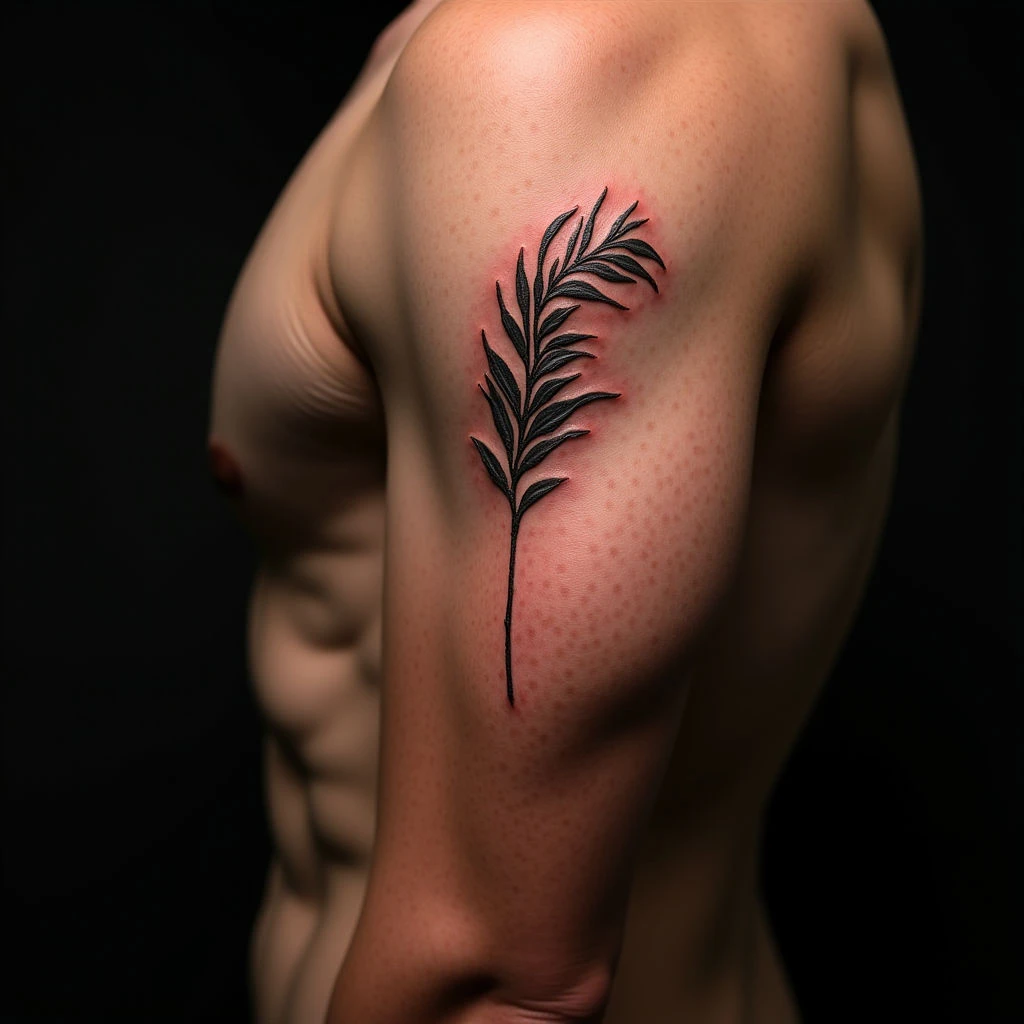 First Tattoo Ideas for Boys: Linework Arm Designs