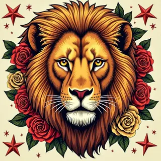 Roaring Inspiration: Lion Sleeve Tattoo Ideas & Vintage Symbolism