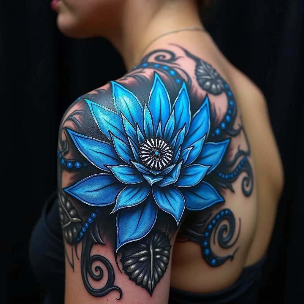 Decoding the Lotus Flower Tattoo: A Biomechanical Bloom