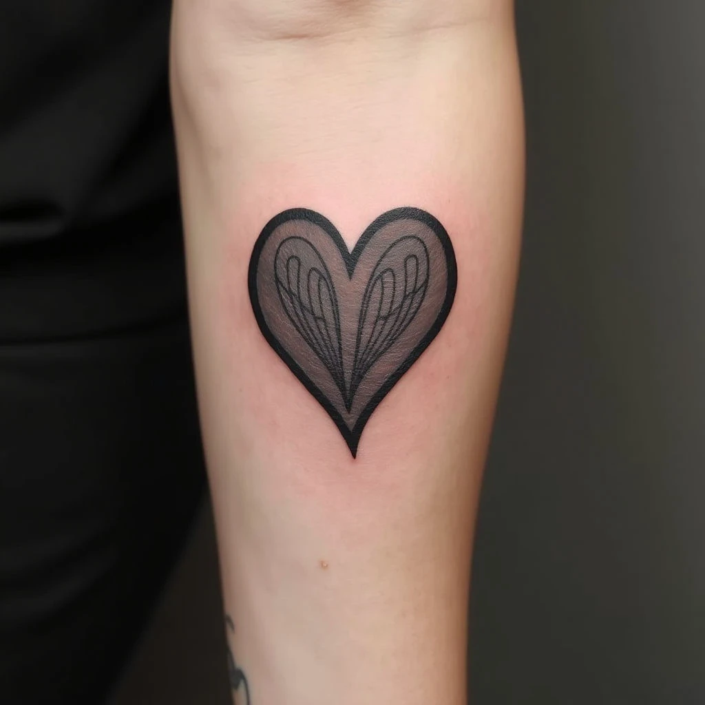 Classic Heart Tattoo: A Timeless Symbol of Love