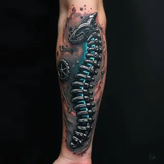 First Tattoo Ideas for Men: A Surreal Journey into Skin Art
