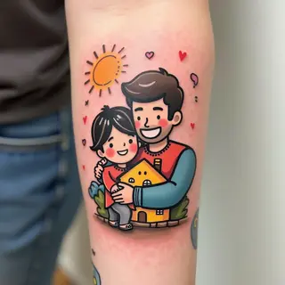 Male Mom Dad Tattoo Ideas: A Guide for Modern Families