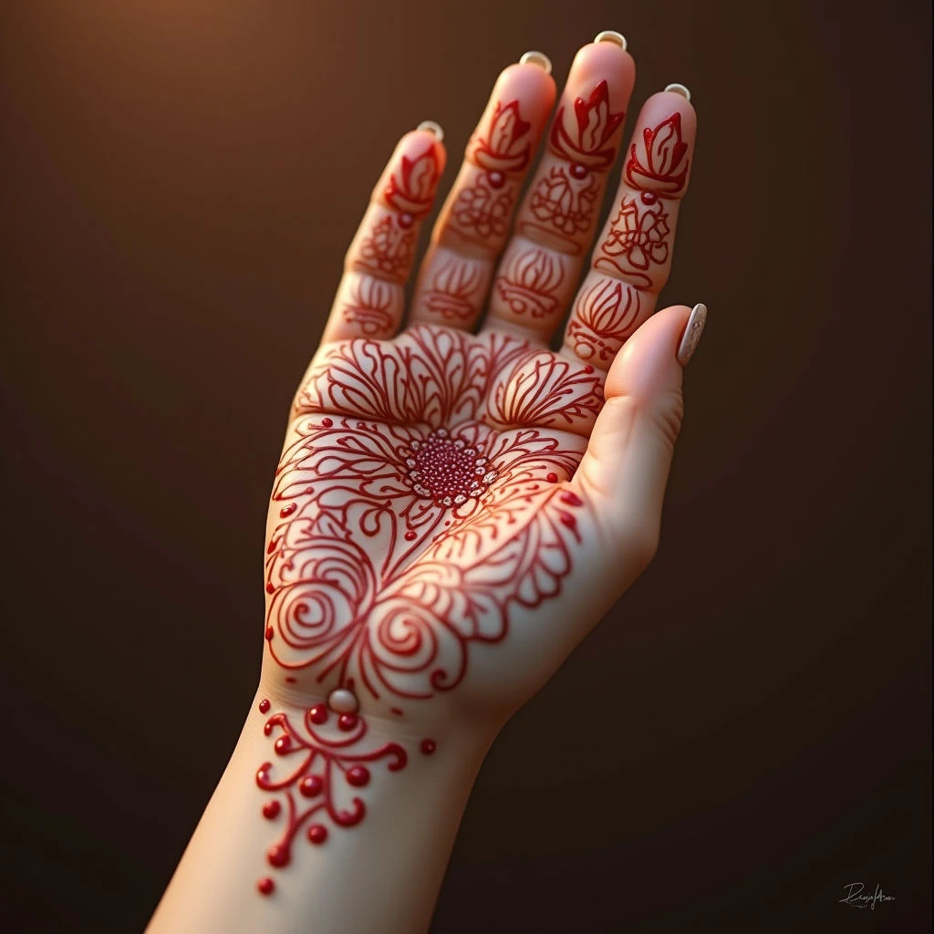 Intricate Mehndi Designs: A Guide to Front Hand Patterns