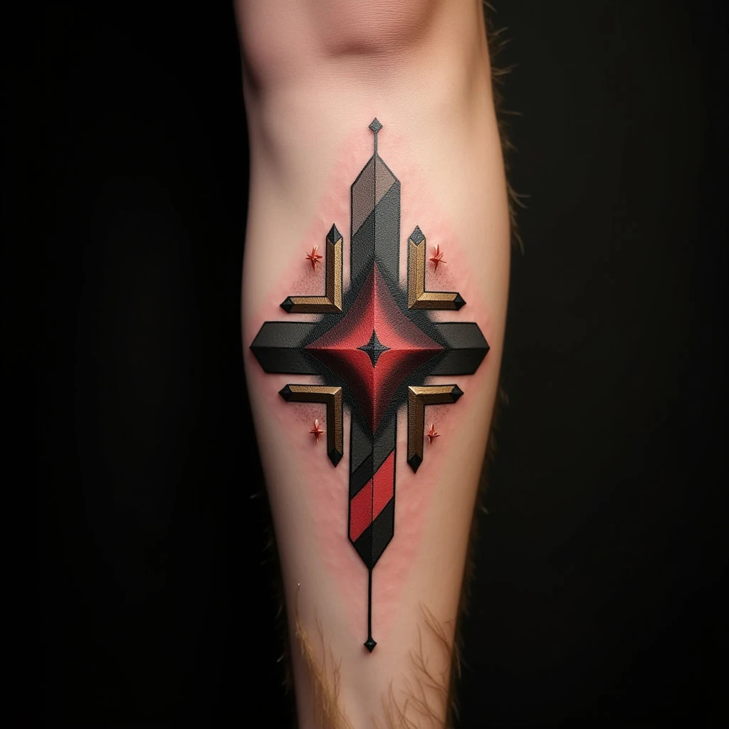 Small Geometric Memorial Tattoos: Honoring Loved Ones in Ink