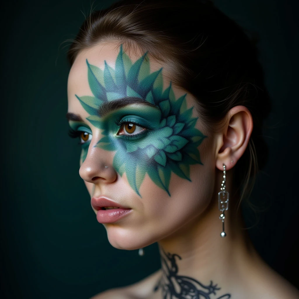 Meaningful Face Tattoos for Remembering Loved Ones