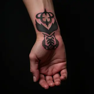 Mom and Dad Memorial Tattoos for Men - Biomechanical Wrist Designs