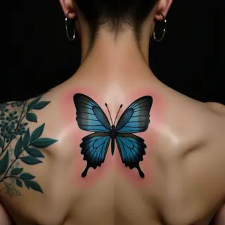 Touching New School Neck Tattoos for Remembering Loved Ones