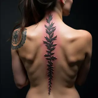 Subtle Spine Memorial Tattoos: A Delicate Tribute