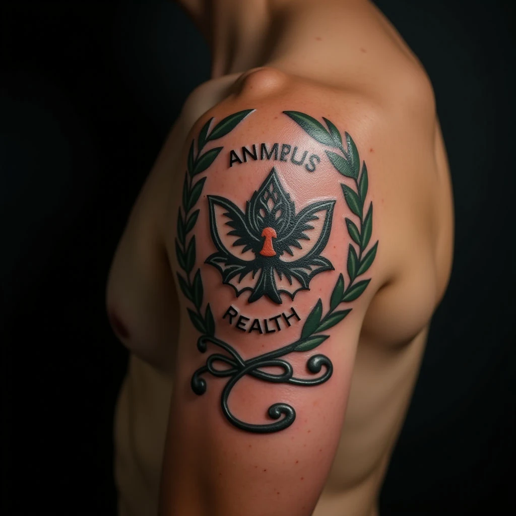 Family Name Tattoos: Old School Memorial Designs