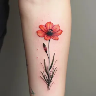 Mens Colour Tattoo Designs: A Minimalist Perspective
