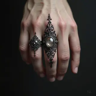 Men's Ring Tattoo Ideas: Ornamental Elegance & Symbolic Designs