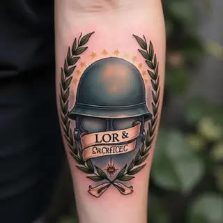Military Memorial Tattoo Ideas: Honoring Service & Sacrifice