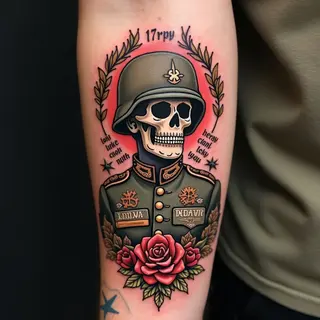 Military Memorial Tattoo Ideas: Honoring Service & Sacrifice