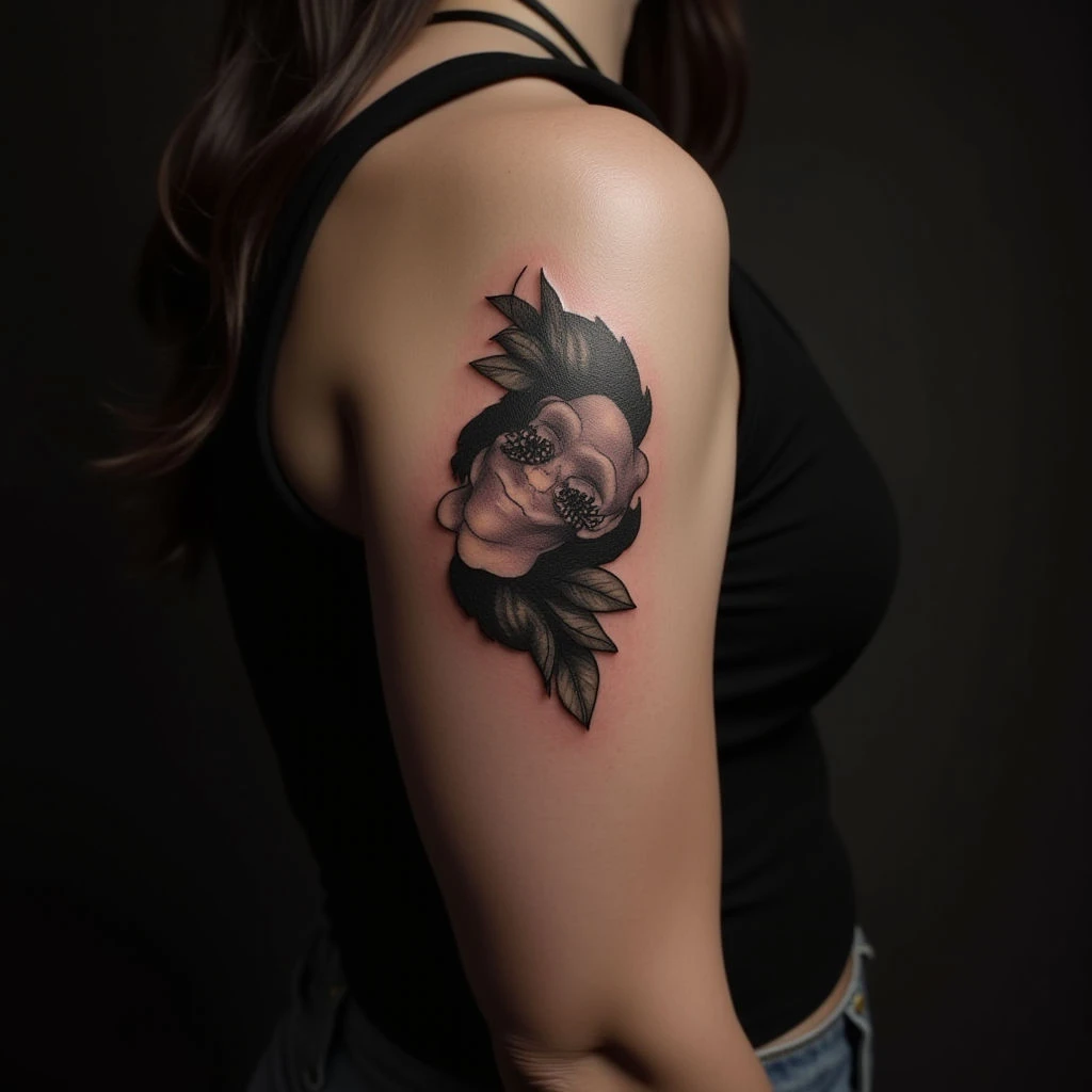 Subtle & Chic: Minimalist Abstract Face Tattoos for Women