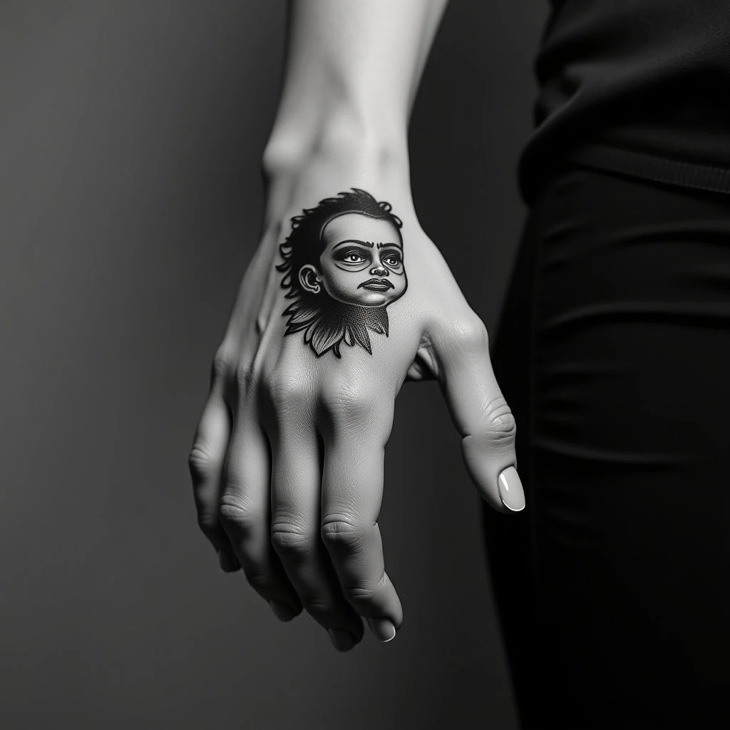 Subtle Strength: Biomechanical Finger Tattoos for Women