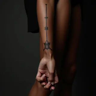 Minimalist Black Hip Tattoos for Women: Elegant Designs & Ideas