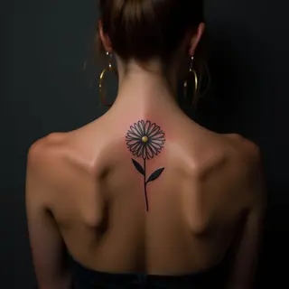 Small & Stunning Fine Line Tattoos for Girls on the Back