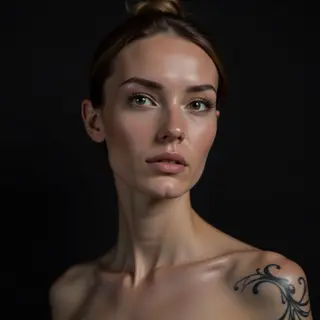 Small Geometric Face Tattoos for Women - Minimal & Chic