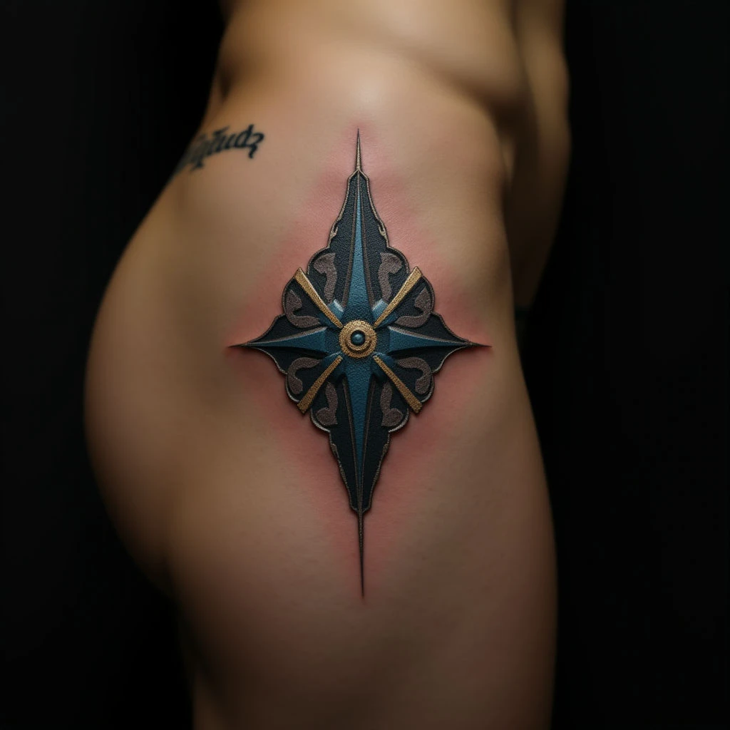 Subtle & Stylish: Tiny Hip Tattoos for Men (Micro-Realism)